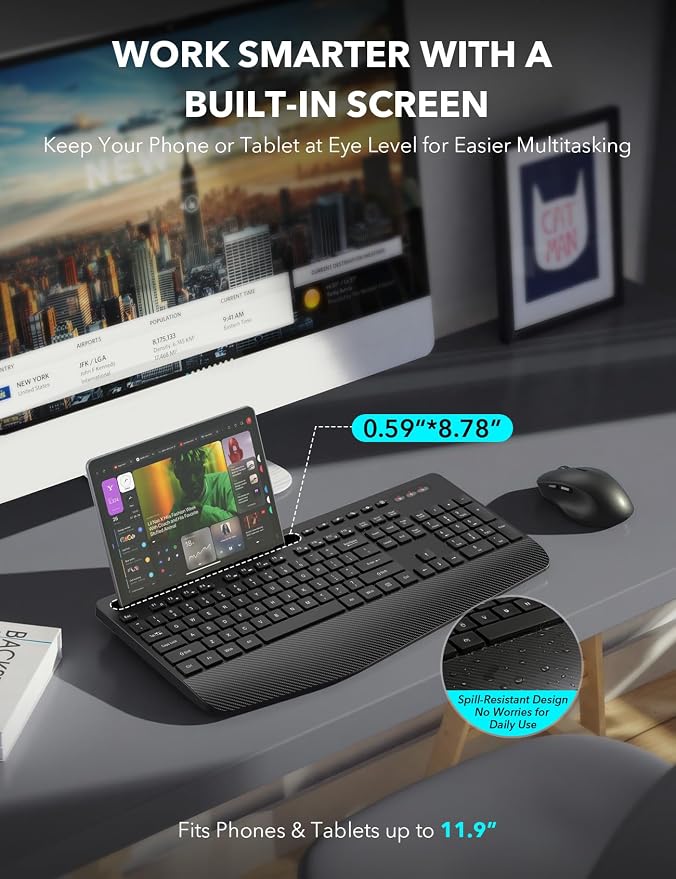 Wireless Keyboard and Mouse Combo - Image 3