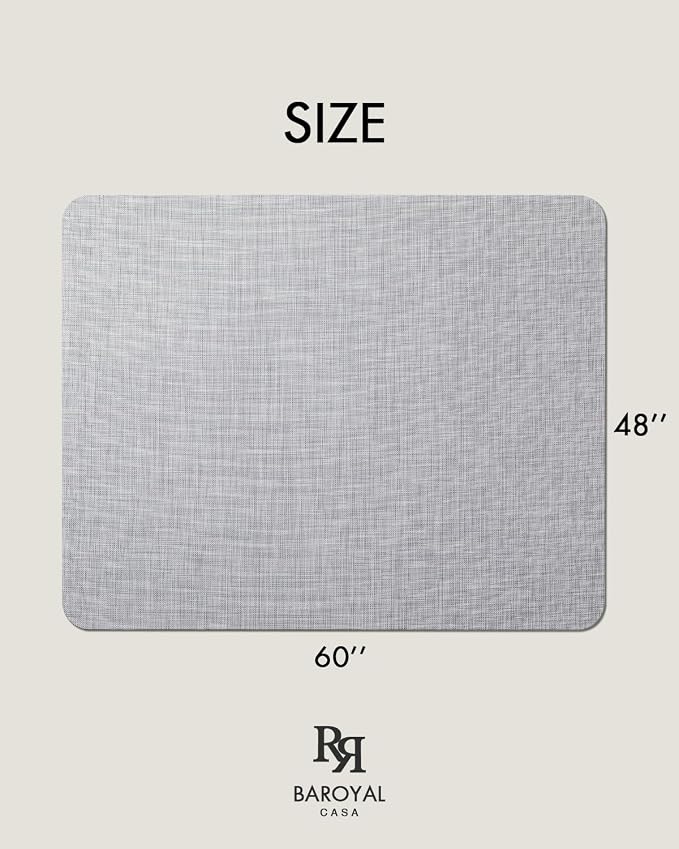 Baroyal Office Chair Mat for Hardwood Floor Under Desk Computer Rolling Chair - Image 6