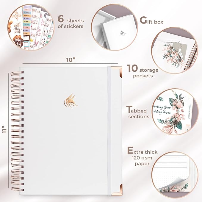 Clever Fox Wedding Planner – Notebook Organizer - Image 6