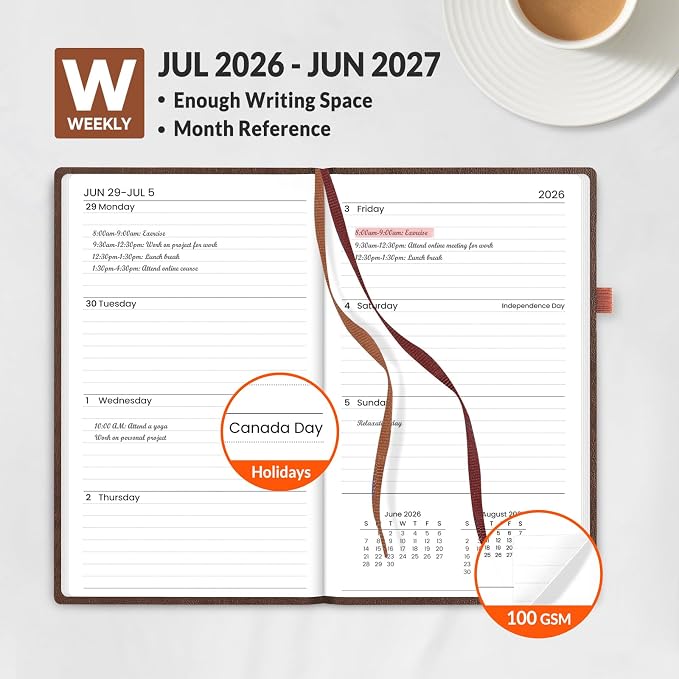 SUNEE 2026-2027 Pocket Weekly Planner - Image 3