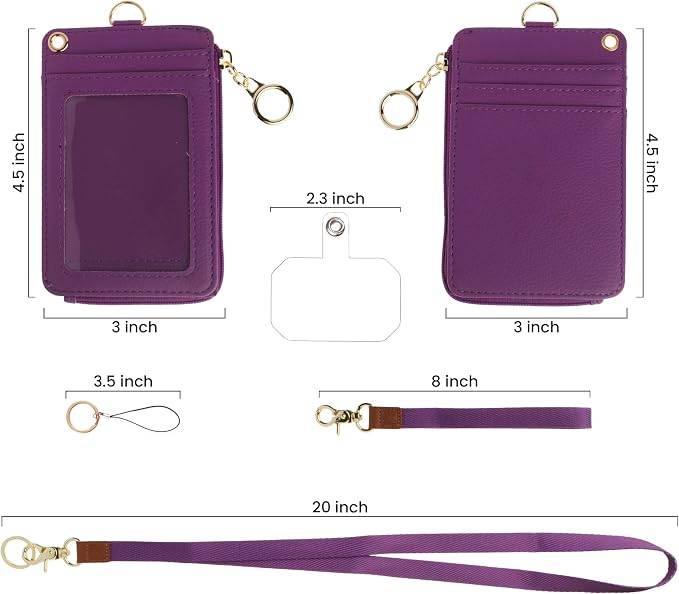 Mondo Designs 2-in-1 ID Badge Holder & Lanyard Wallet - Image 5