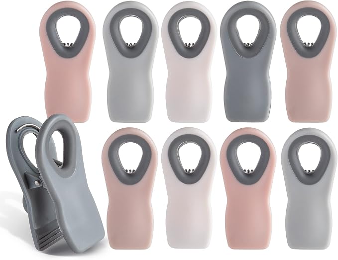 COOK WITH COLOR Bag Clips with Magnet- Food, Bag Clips by CookwithColor