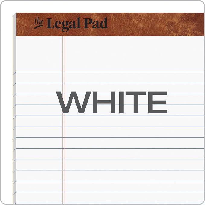 TOPS 8.5 x 11 3/4 Legal Pads, 12 Pack, The Legal Pad Brand, Wide Ruled - Image 7