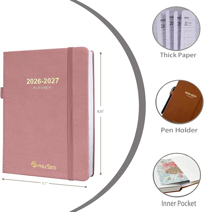 Daily Planner 2026-2027, One Page Per Day, Academic Calendar, Appointment Book - Image 2