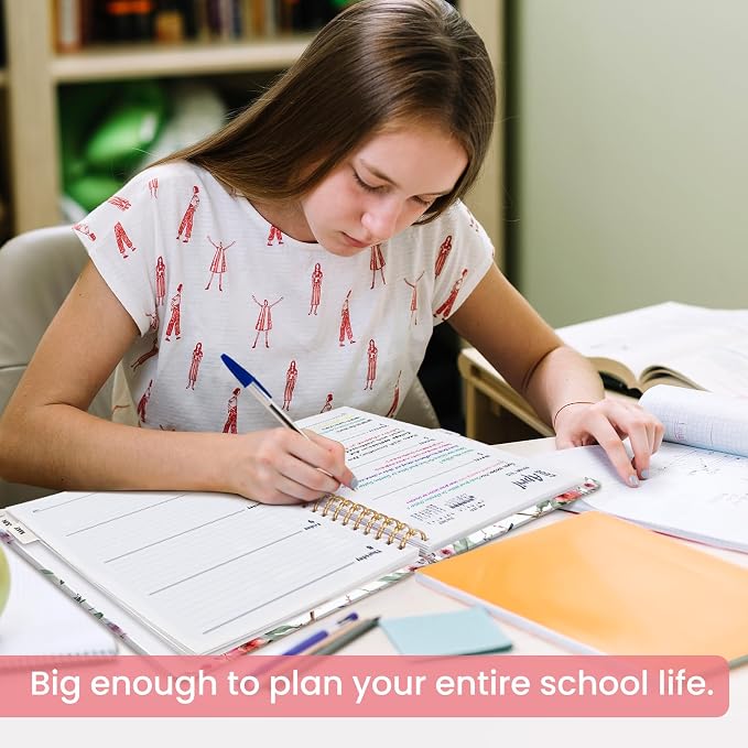 Academic Planner 2026-2027, Weekly and Monthly Calendar Book, July 2026 – June - Image 6