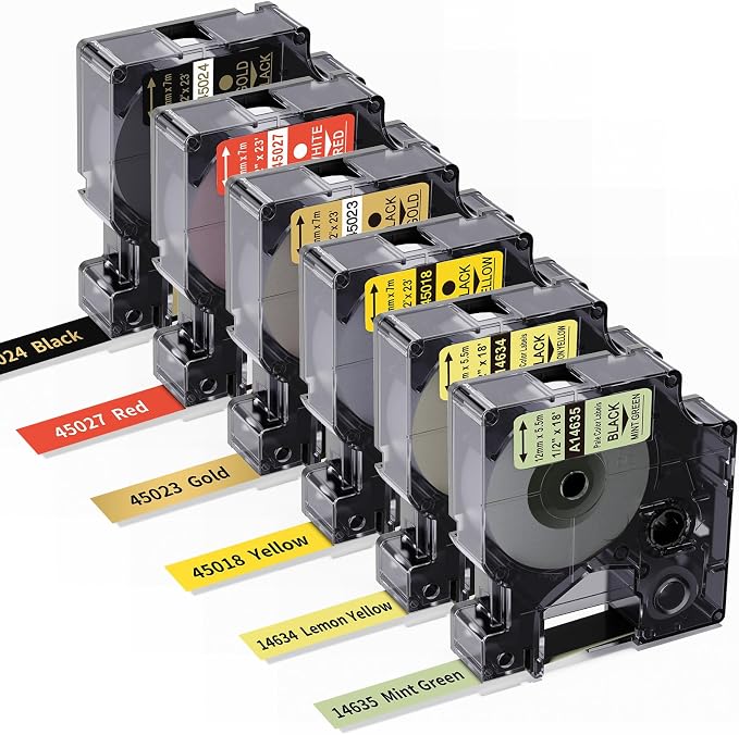 6X Colored Label Compatible by Freshworld