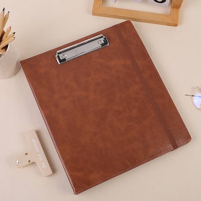 SKYDUE 3 Ring Binder with Clipboard, 1 Inch Binder, 13.2" × 10.2" PU Clipboard - Image 8