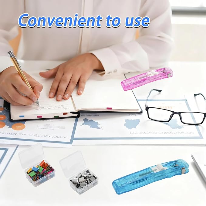 Pine & Linen 2pcs Handheld Papers Clip Dispenser - Image 5