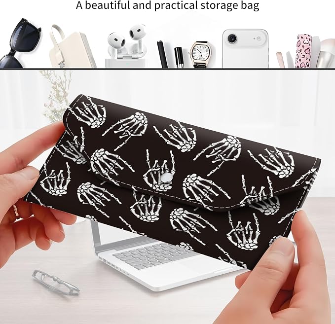 Cash Envelope Wallet Cute PU Leather Envelopes Bag - Image 3