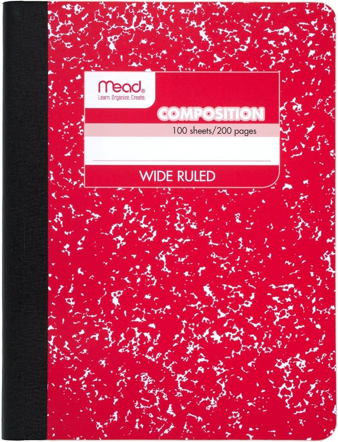 Mead Composition Notebook, Comp Book, Wide Ruled Paper, 100 Sheets, 9-3/4" x - Image 9