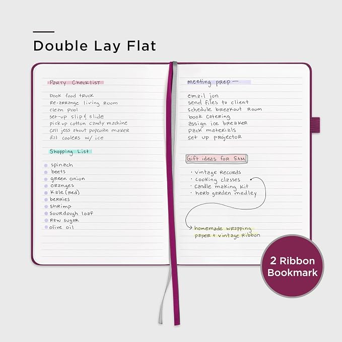&And Per Se Lined Journal Notebook, 160 Pages, A5 5.7 x 8 inches College Ruled - Image 5