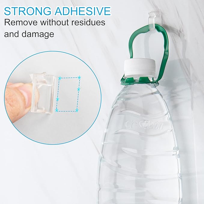 Adhesive Cable Clips Cord Organizer Clear, Outdoor Light Clips - Image 3