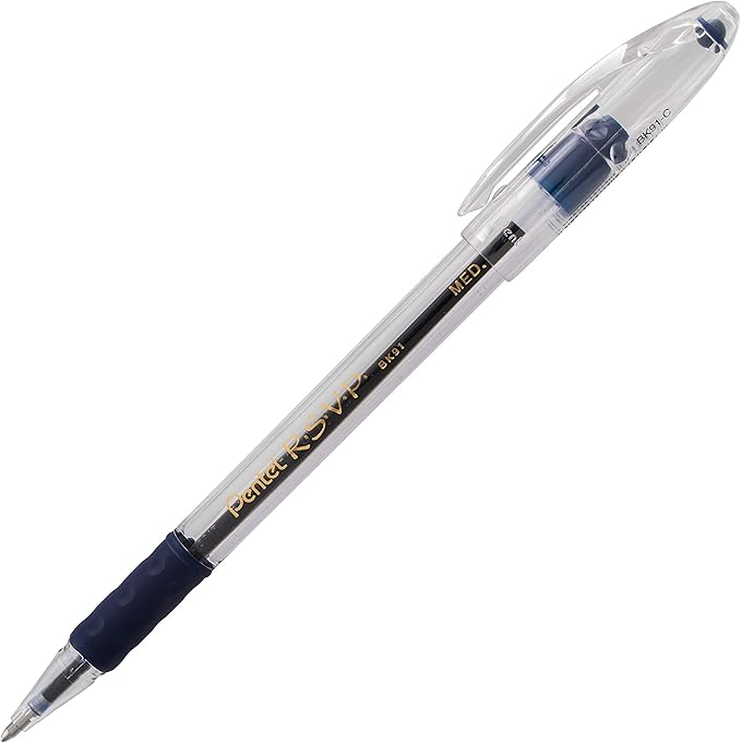 Pentel RSVP Ballpoint Pen, Medium Line, 12 Pack - Image 2
