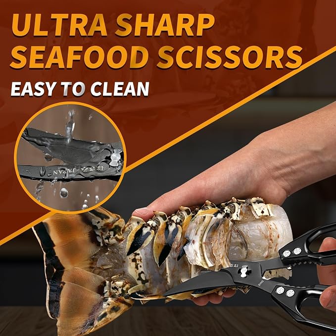Huusk Seafood Scissors Black - Image 2