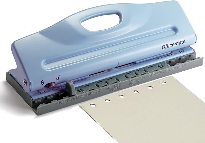 Officemate Adjustable 6-Hole Punch by Officemate