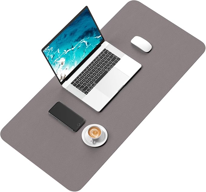 Hsurbtra Desk Pad, XL Extended Mouse Pad, Waterproof Desktop Blotter Protector - Image 2