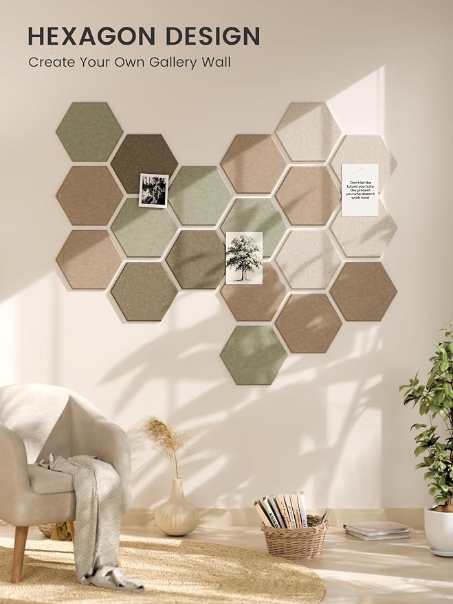 Fluxynara Hexagon Cork Board Alternative - Image 6