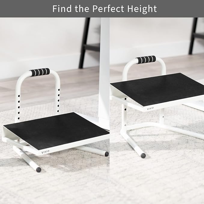 VIVO Ergonomic Height Adjustable Foot Rest Relief Platform, Elevated Stool - Image 8