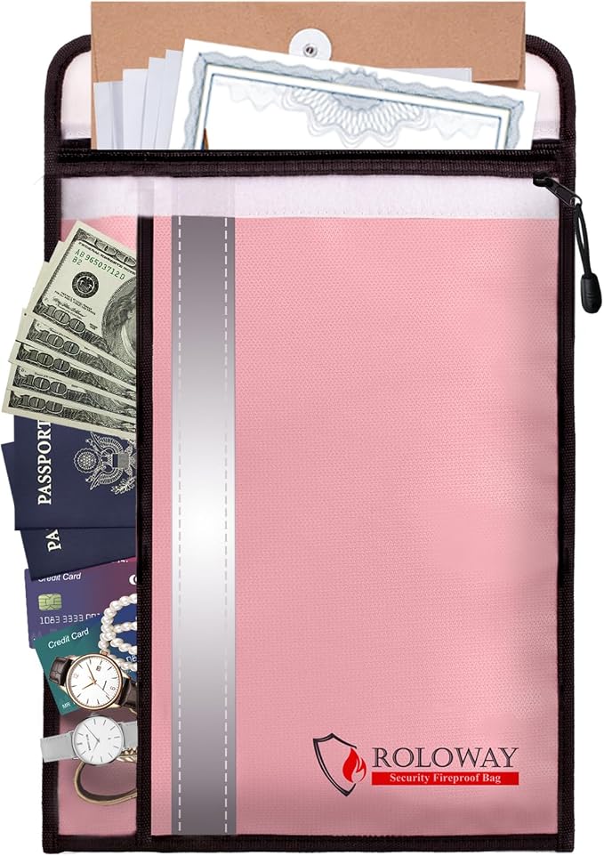 ROLOWAY Fireproof Document Bag by ROLOWAY