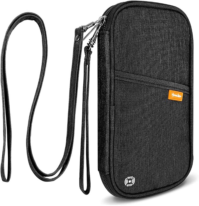 RFID Family Passport Wallet Holder Waterproof, Travel Document Organizer Credit by jiemei