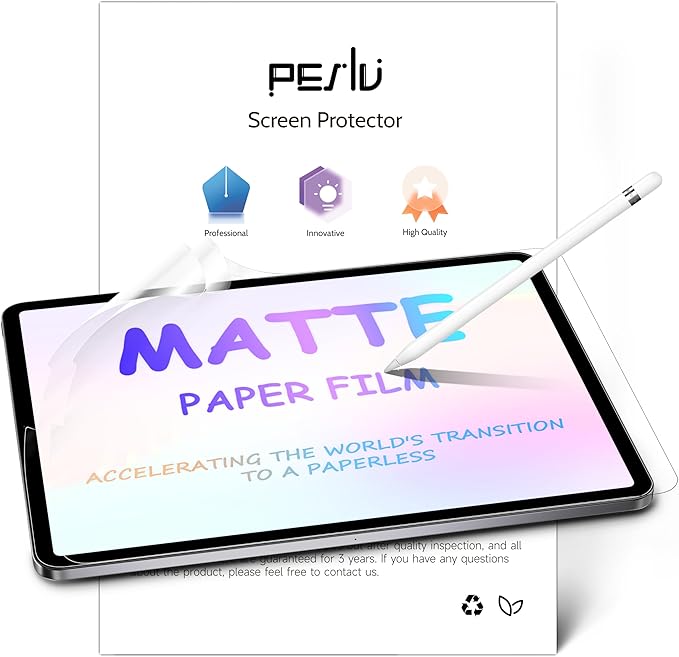 Peslv 2 Pack Like Paper Screen Protector by peslv