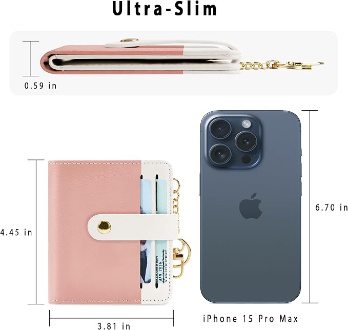 Airkit Small Wallet Women RFID, PU Leather Card Holder - Image 5