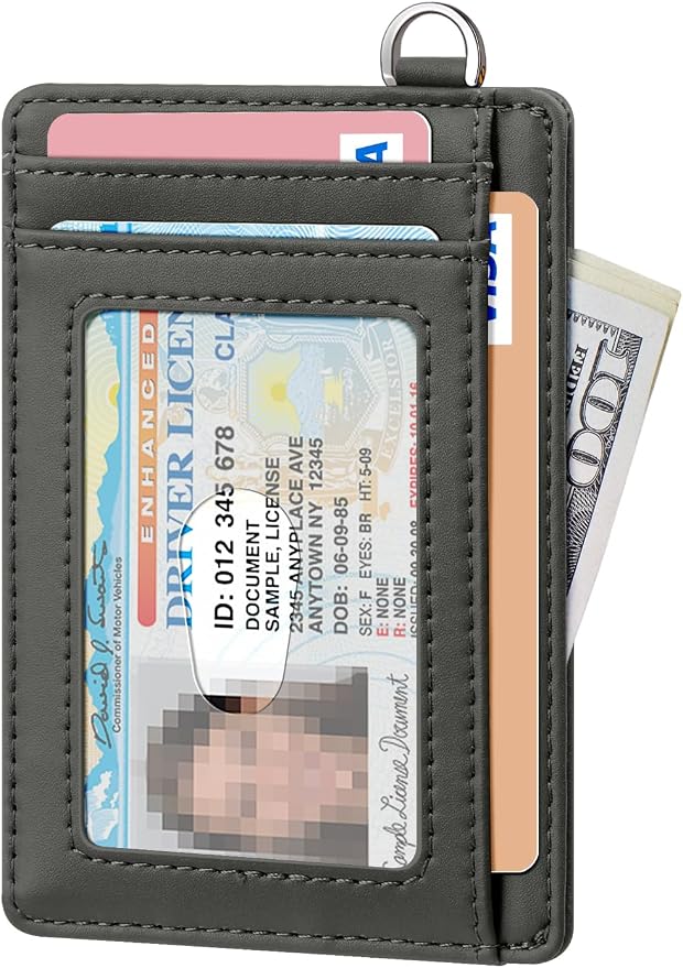 FurArt Slim Minimalist Wallet RFID Credit Card Holder - Image 2