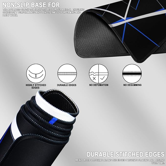 Gaming Mouse Pad Large, Waterproof Extra Large Mousepad - Image 4