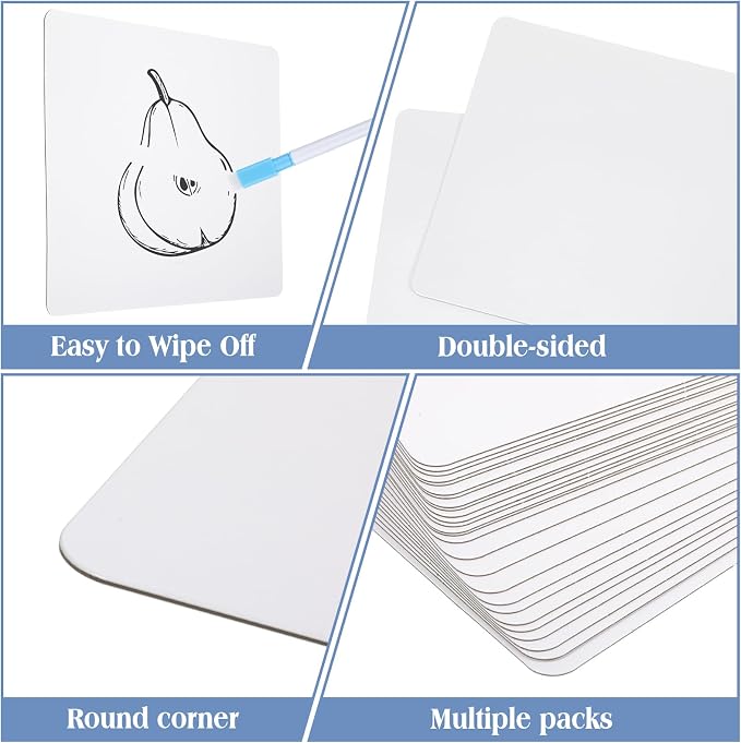 Fulmoon 80 Pcs Dry Erase Lapboard Set - Image 3