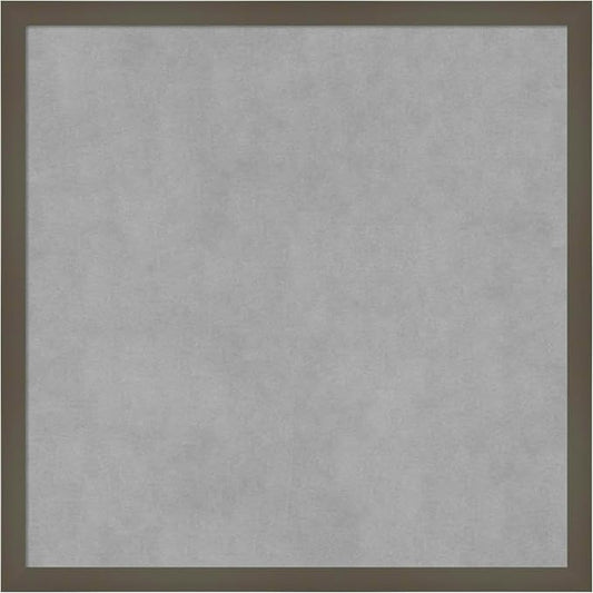 Amanti Art Grey Framed Magnetic Board 21x21 Medium Vision Board by AmantiArt