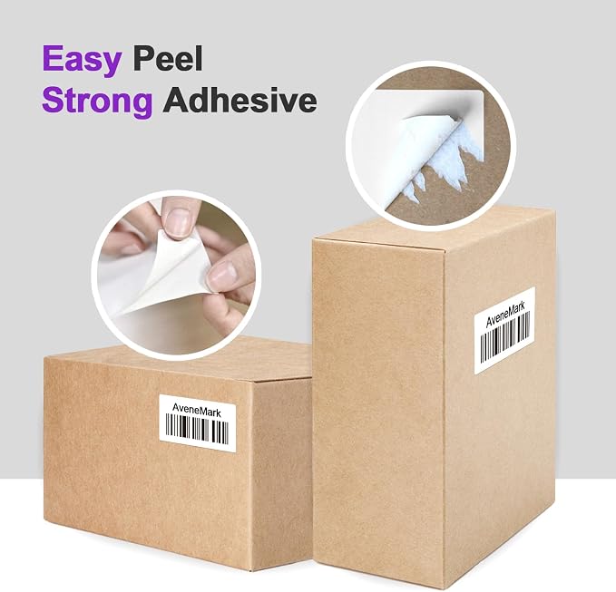 12 Rolls 12000 Labels 2.25" x 1.25" Direct Thermal Labels - Image 4