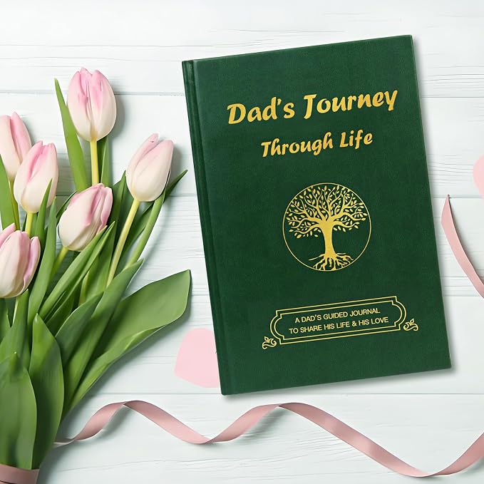 A Father's Guided Journal to Share His Life Memory Keepsake Book, Fathers-Day - Image 7