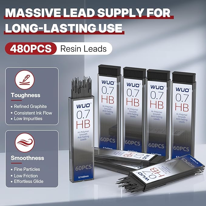 WUO 0.7mm Mechanical Pencil Set - Image 5