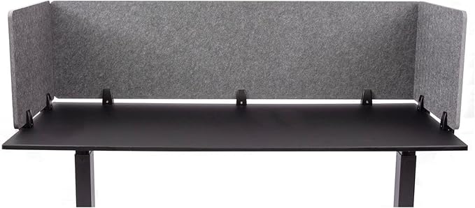 ReFocus™ Raw Clamp-On Acoustic Desk Divider – Reduce Noise and Visual by SStandUpDeskStore