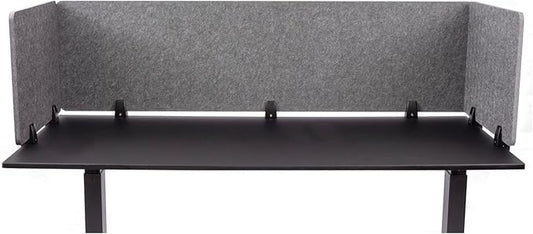 ReFocus™ Raw Clamp-On Acoustic Desk Divider – Reduce Noise and Visual by SStandUpDeskStore