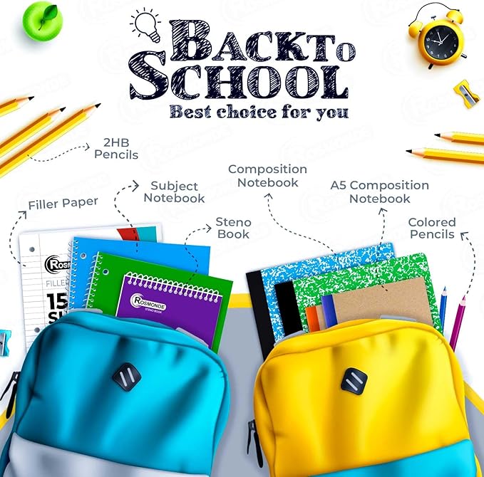 48 Pack Bulk Kraft Journals, A5, Extra Pages - 120 Pages (60 Sheets), College Ruled, 8 x 5.7, No-Bleed Paper, Bulk Kraft Composition Notebooks Lined, Kraft Composition Notebook for School-DeskLoop Office