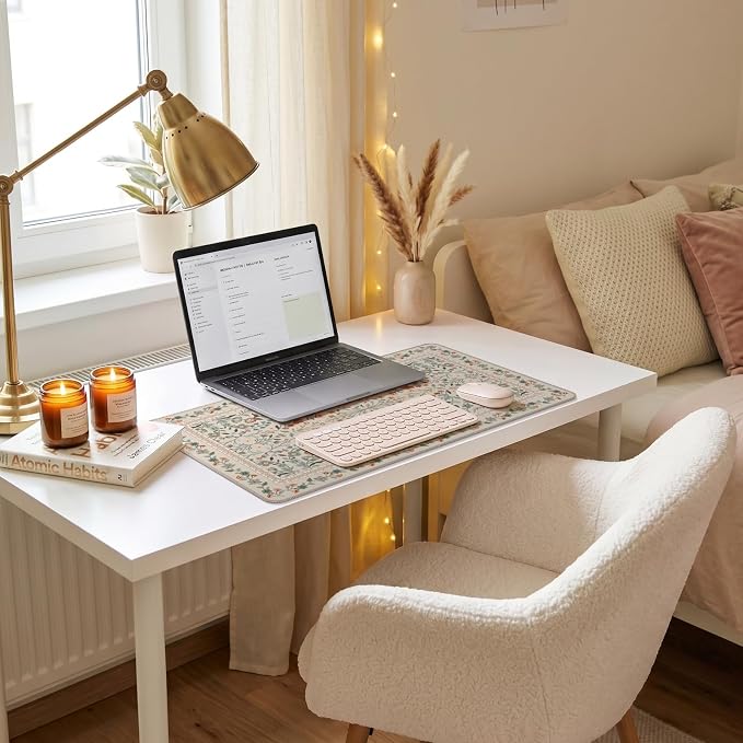 iCasso Aesthetic Flower Mouse pad - Image 9