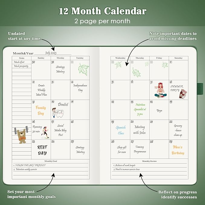 Asten Planner, Undated Daily Planner - Image 3