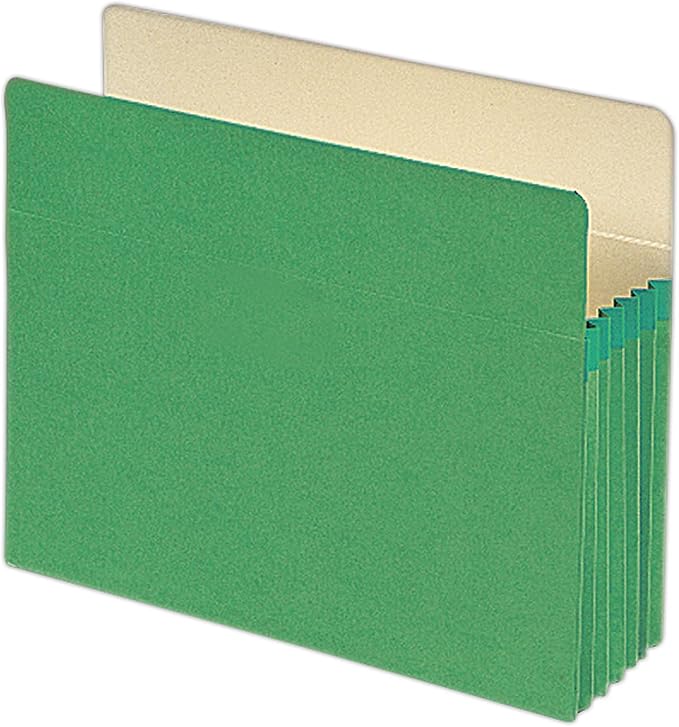 Smead File Pocket, Straight-Cut Tab, 5-1/4" Expansion, Letter Size, 10 per Box - Image 3
