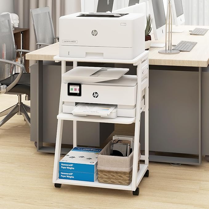 Natwind 3 Tier Printer Stand, 19.7"x15.7", - Image 7