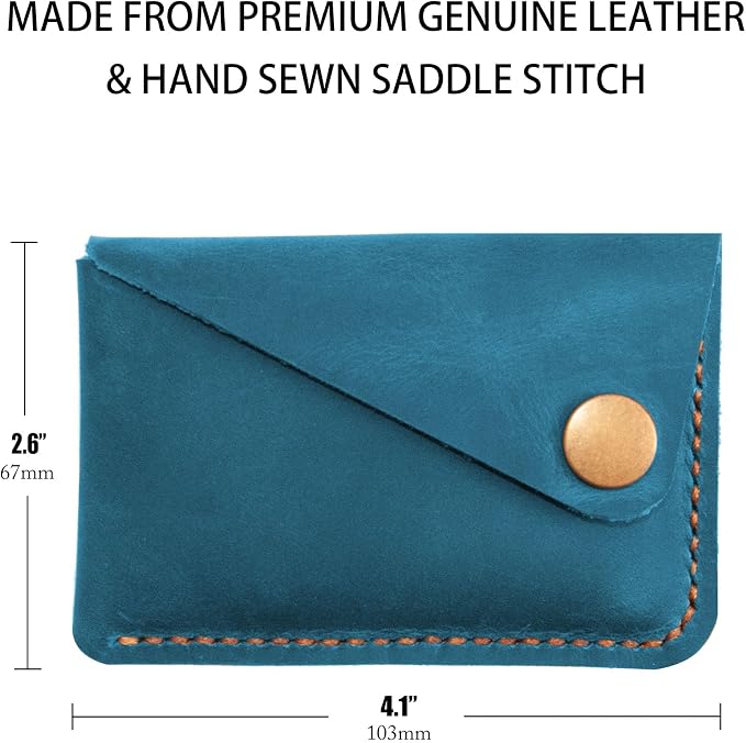 Leather Card Holder, Credit Card Wallet, Cardholder Wallet, Minimalist Wallet - Image 5