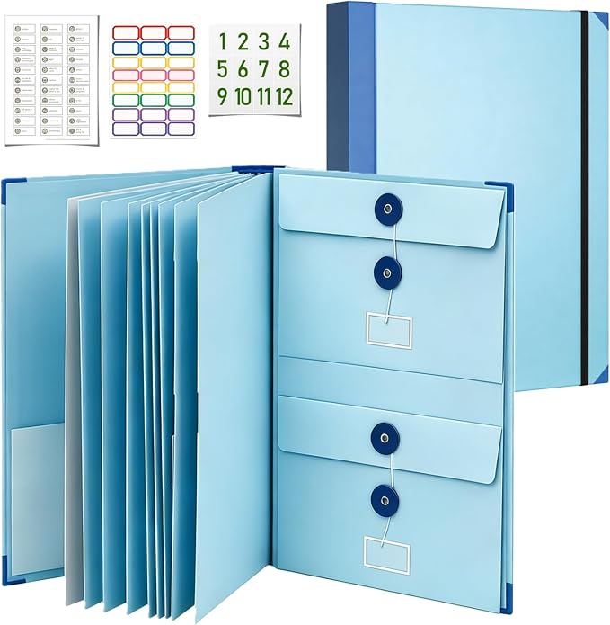 Important Document Organizer for Family Records, Home Filing System by KeenMarkHome