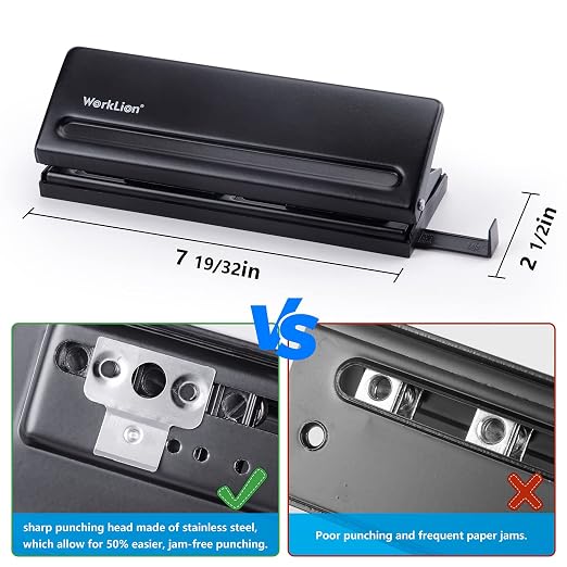 WORKLION Adjustable 6-Hole Punch - Image 2