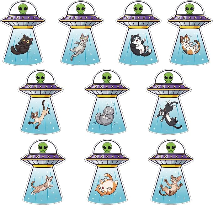 Cat Magnetic Bookmarks 10PCS by TheClover