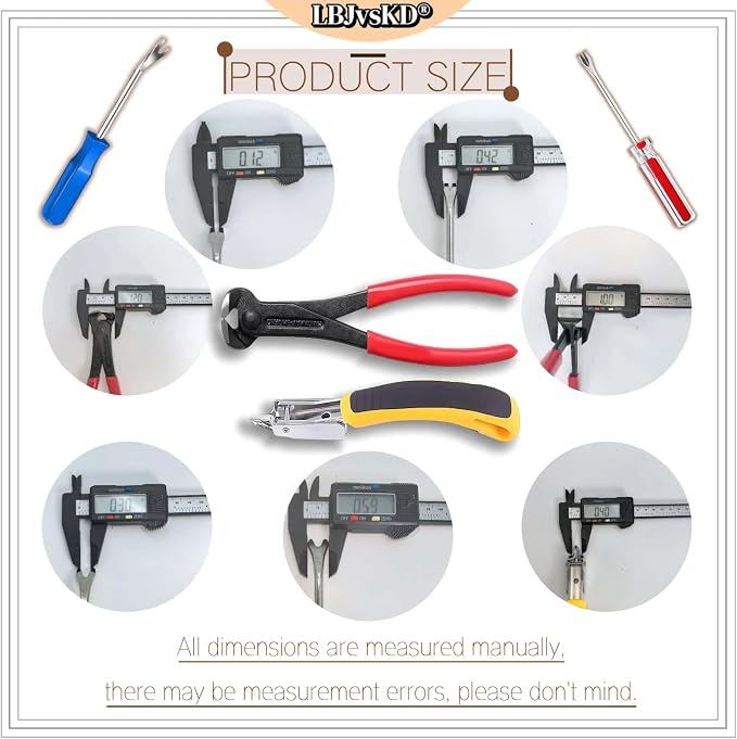 Upholstery Carpet Staple Remover and Nail Puller Remover Tool Set - Image 9