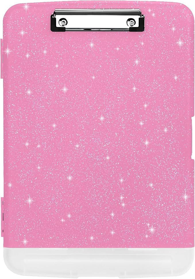 Glitter Clipboard with Storage, Storage Clipboard with Pen Holder, A4 Binder - Image 8