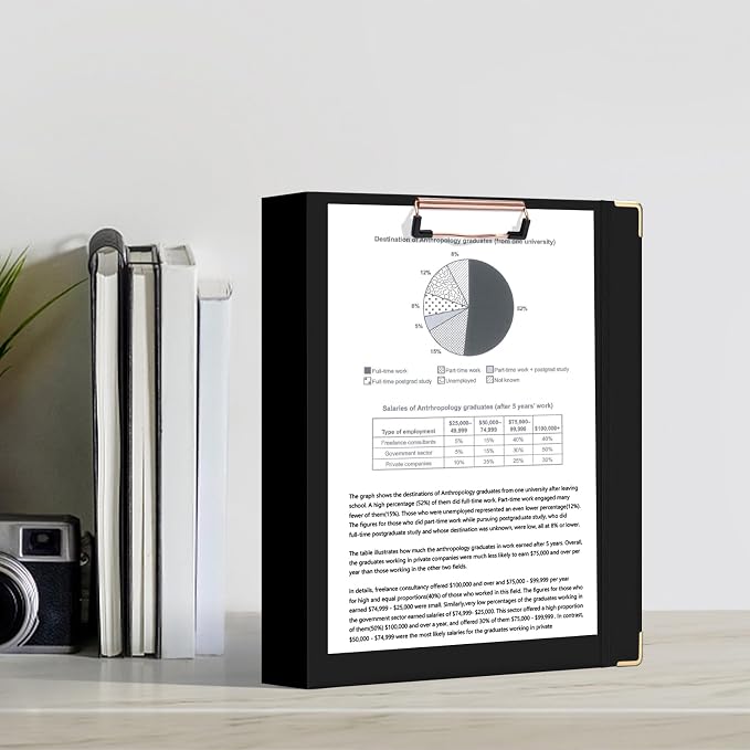 Ospelelf 3 Ring Binder, 1.5 Inch, Cute Letter Size - Image 7
