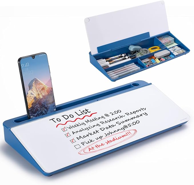 TSJ OFFICE Desktop Whiteboard Dry-Erase-Board by TSJOFFICE-WipeCleanThinkGreenWorkSmart