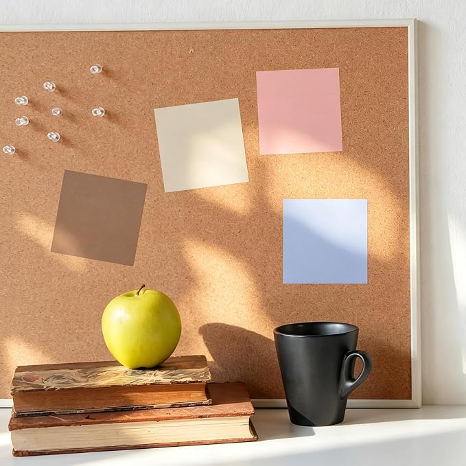 Thenshop 12 Pads Morandi Pastels Sticky Notes 3''x3'', Self Stick Notes Pads - Image 6