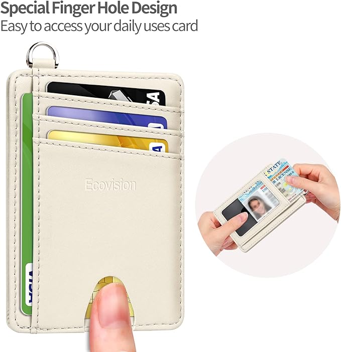 Slim Minimalist Front Pocket Wallet, RFID Blocking Credit Card Holder Wallet - Image 6